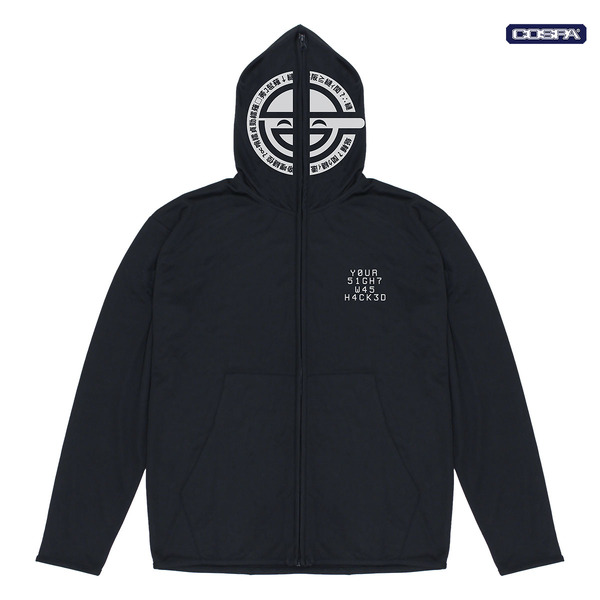 笑い男アイコン フルジップパーカー