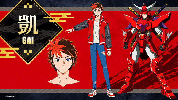 『鎧真伝サムライトルーパー』凱_キャラクタービジュアル