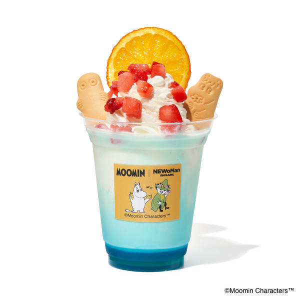 ニュウマン新宿×『ムーミン』　Petrichor Bakery and Cafe「ムーミン トロピカル・スムージー」（C）Moomin Characters