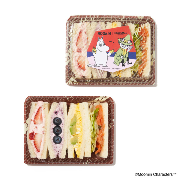 ニュウマン新宿×『ムーミン』　サンドイッチハウス メルヘン「ニュウマン新宿限定 北欧風4色パック」（C）Moomin Characters