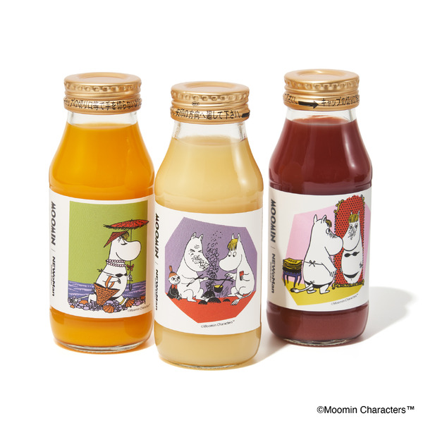 ニュウマン新宿×『ムーミン』　LUMINE AGRI SHOP「めぐあす柑橘ジュース」（C）Moomin Characters