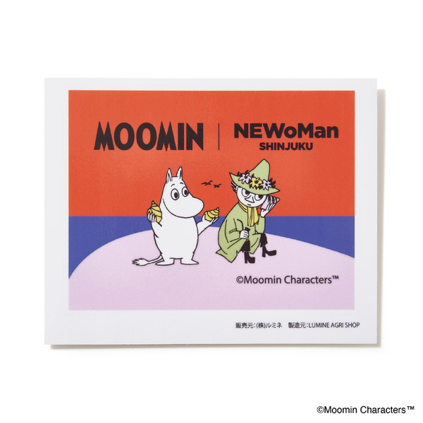 ニュウマン新宿×『ムーミン』　LUMINE AGRI SHOPでもらえるオリジナルステッカー（C）Moomin Characters