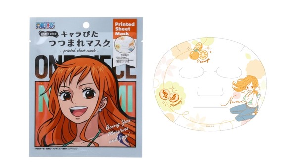 CreerBeaute「キャラぴたつつまれマスク ワンピース ナミ」（C）尾田栄一郎／集英社・フジテレビ・東映アニメーション