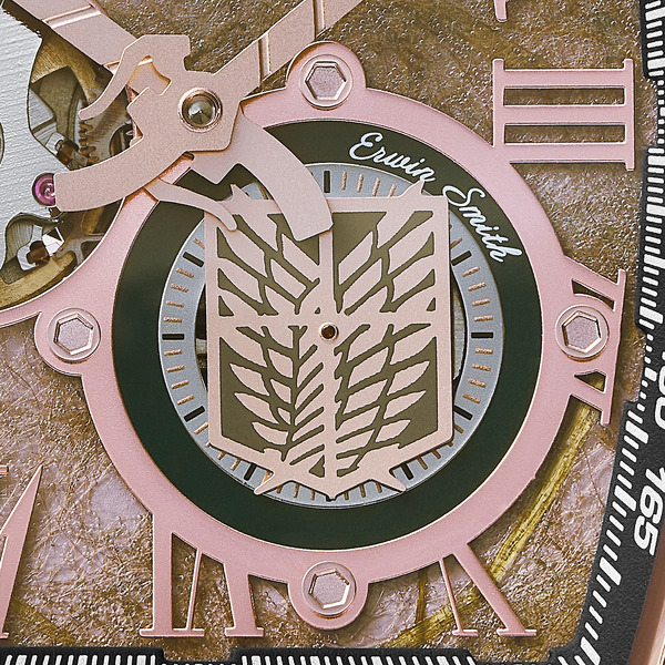 進撃の巨人×S-MEISTER 機械式時計 エルヴィン・スミスモデル