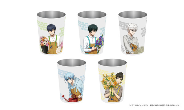 TVアニメ『ブルーロック』「フルカラータンブラー（お花屋さんシリーズ）」（C）金城宗幸・ノ村優介・講談社／「ブルーロック」製作委員会
