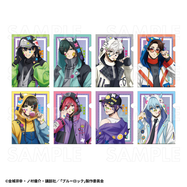 TVアニメ『ブルーロック』「クリアファイル（でびデコパーカーシリーズ）」（C）金城宗幸・ノ村優介・講談社／「ブルーロック」製作委員会