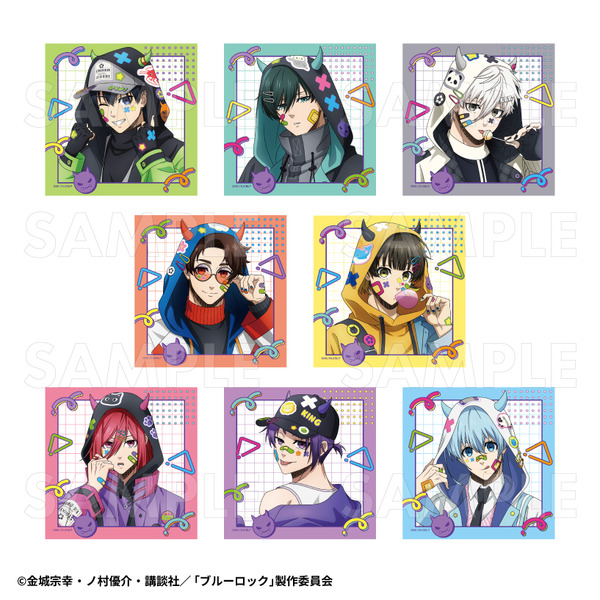 TVアニメ『ブルーロック』「ミニタオル（でびデコパーカーシリーズ）」（C）金城宗幸・ノ村優介・講談社／「ブルーロック」製作委員会