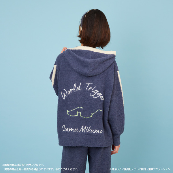 TVアニメ「ワールドトリガー」ルームウェアパーカー(ユニセックス)〈全6種〉各8,580円(税込み)