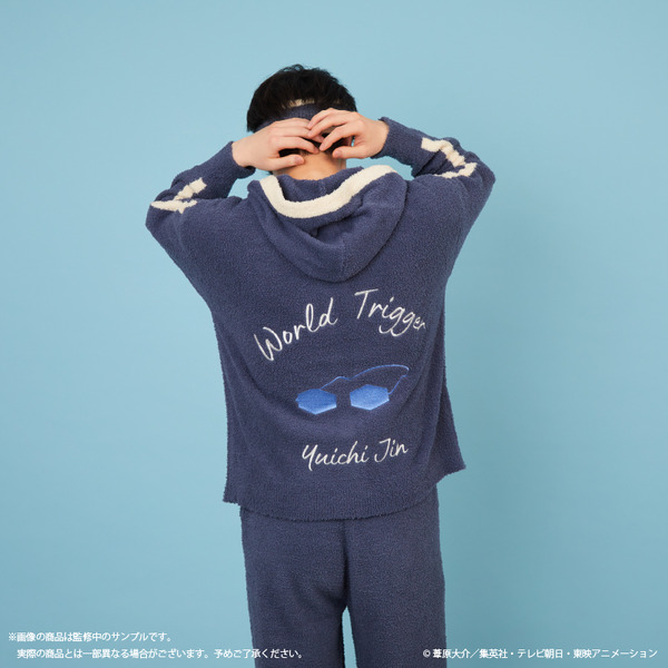 TVアニメ「ワールドトリガー」ルームウェアパーカー(ユニセックス)〈全6種〉各8,580円(税込み)