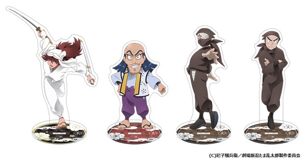 『劇場版 忍たま乱太郎 ドクタケ忍者隊最強の軍師』アクリルスタンド 各1,100円（税込）（C）尼子騒兵衛／劇場版忍たま乱太郎製作委員会