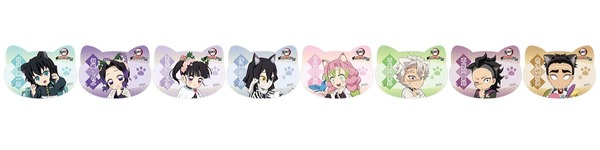 「アニメ『鬼滅の刃』-特別任務発生！ナンジャタウンニ潜入セヨ！- 其の弐」ねこ型イラストシート（C）吾峠呼世晴／集英社・アニプレックス・ufotable