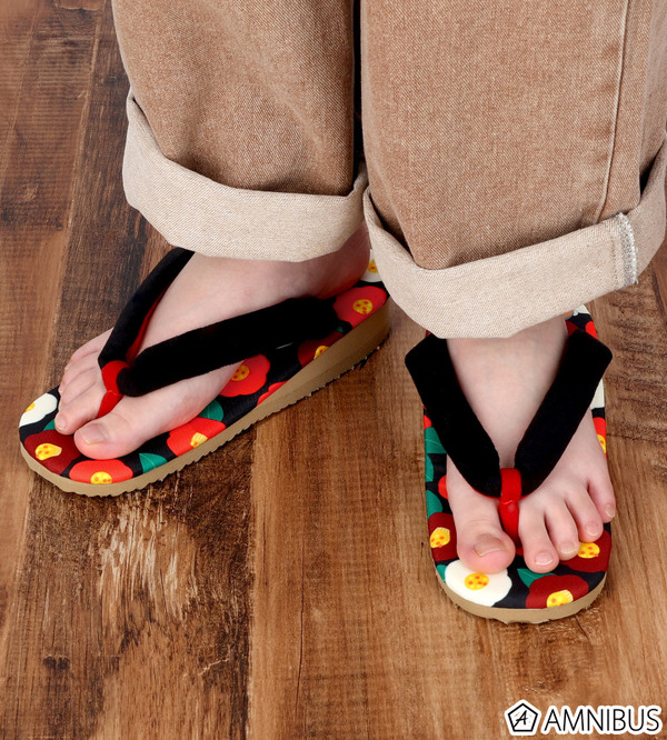 信貴コラボ ニャンコ先生 雪駄サンダル