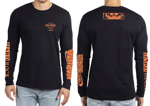 『NARUTO-ナルト- 疾風伝』×HRC Unisex Long Sleeve Tee Black（C）岸本斉史　スコット／集英社・テレビ東京・ぴえろ