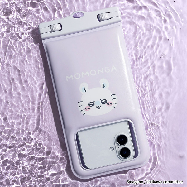 「ちいかわ/DIVAID フローティング防水ケース」モモンガ/フェイス