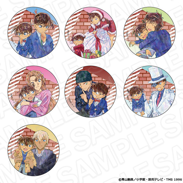TVアニメ『名探偵コナン』PALE TONE series 「カンバッジ コナンと一緒 ver.」（C）青山剛昌／小学館・読売テレビ・TMS 1996