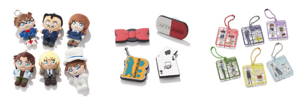 「名探偵コナン × and ST」コラボレーション第2弾。「Me％」販売アイテムの一部（C）青山剛昌／小学館・読売テレビ・TMS 1996
