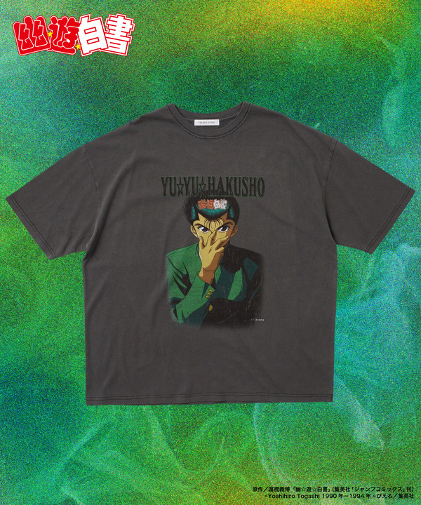 「幽☆遊☆白書 浦飯幽助 TEE」FREAK'S STOREとのスペシャルコラボTシャツ（C）Yoshihiro Togashi 1990年－1994年（C）ぴえろ／集英社