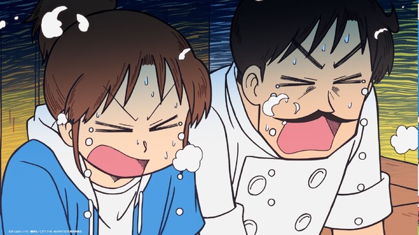 夏アニメ『CITY THE ANIMATION』第1話「＃1」先行場面カット（C）あらゐけいいち・講談社／CITY THE ANIMATION 製作委員会