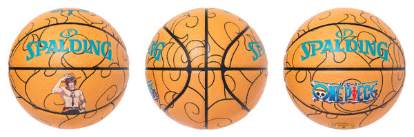 スポルディング『ONE PIECE』コラボレーションシリーズ「メラメラの実 7号球」（C）O／S・F・T