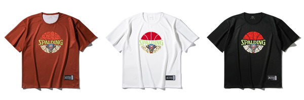 スポルディング『ONE PIECE』コラボレーションシリーズ「T シャツ ヒトヒトの実 ボールプリント」（C）O／S・F・T