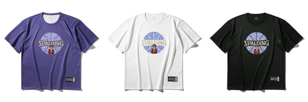 スポルディング『ONE PIECE』コラボレーションシリーズ「T シャツ ゴムゴムの実 ボールプリント」（C）O／S・F・T