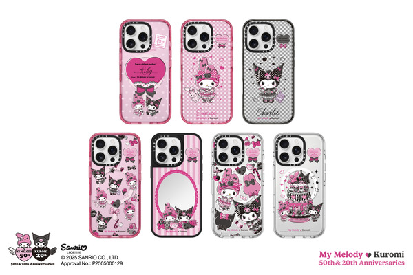 サンリオのマイメロディ50周年とクロミ20周年を祝う「マイメロディ＆クロミ アニバーサリー | CASETiFY」コレクションが登場（C）2024 SANRIO CO., LTD. APPROVAL NO.: P2505000129