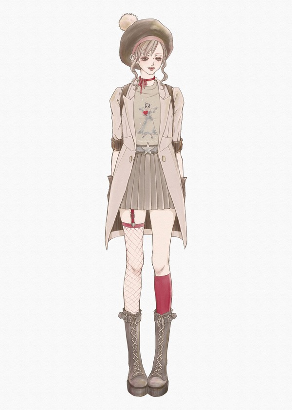 UT「矢沢あいコレクション」矢沢あい描き下ろしコーディネートイラスト