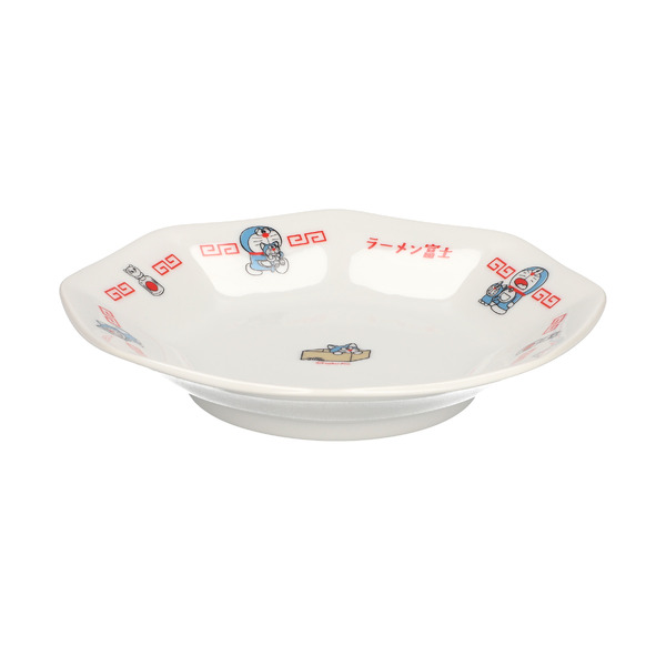 ドラえもん未来デパートオリジナル カムカムキャットフードを食べた猫 八角皿