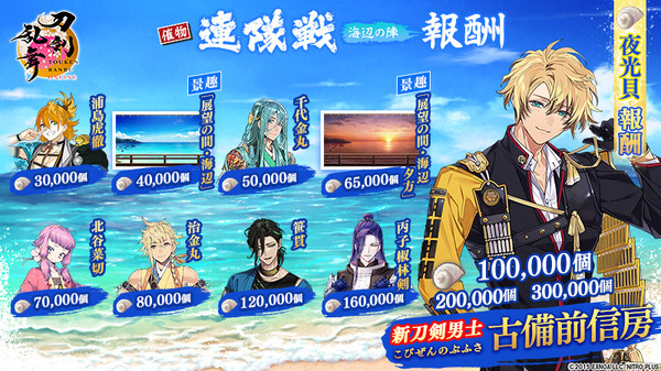 イベント「連隊戦 ～海辺の陣～」開催中！