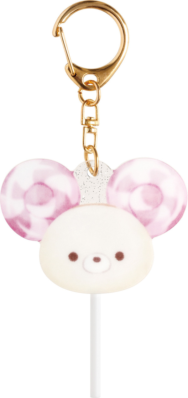 「アクリルキーホルダー チューポップキャンディ（ローリー）」（C）2025 SAN-X CO., LTD. ALL RIGHTS RESERVED.