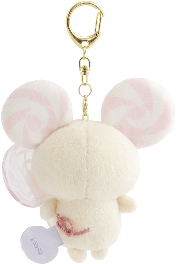 「ぶらさげぬいぐるみ チューポップキャンディ（ローリー）」（C）2025 SAN-X CO., LTD. ALL RIGHTS RESERVED.