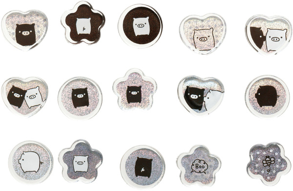 「シールビッツ モノクロブー」（C）2025 SAN-X CO., LTD. ALL RIGHTS RESERVED.