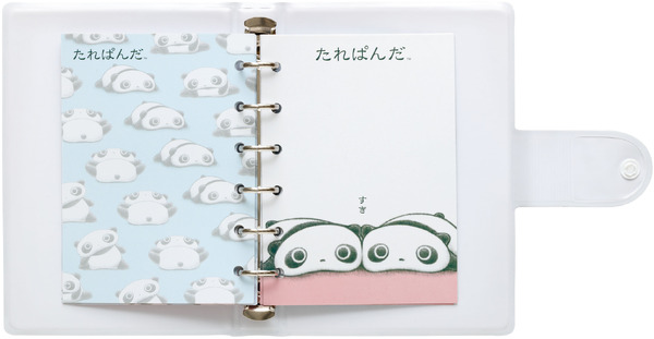 「ふにふにシールバインダー たれぱんだ」（C）2025 SAN-X CO., LTD. ALL RIGHTS RESERVED.