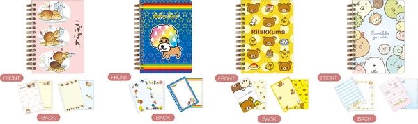 「シールノート」各種（C）2025 SAN-X CO., LTD. ALL RIGHTS RESERVED.