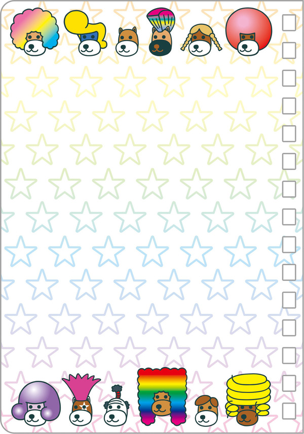 「シールノート アフロ犬」（C）2025 SAN-X CO., LTD. ALL RIGHTS RESERVED.