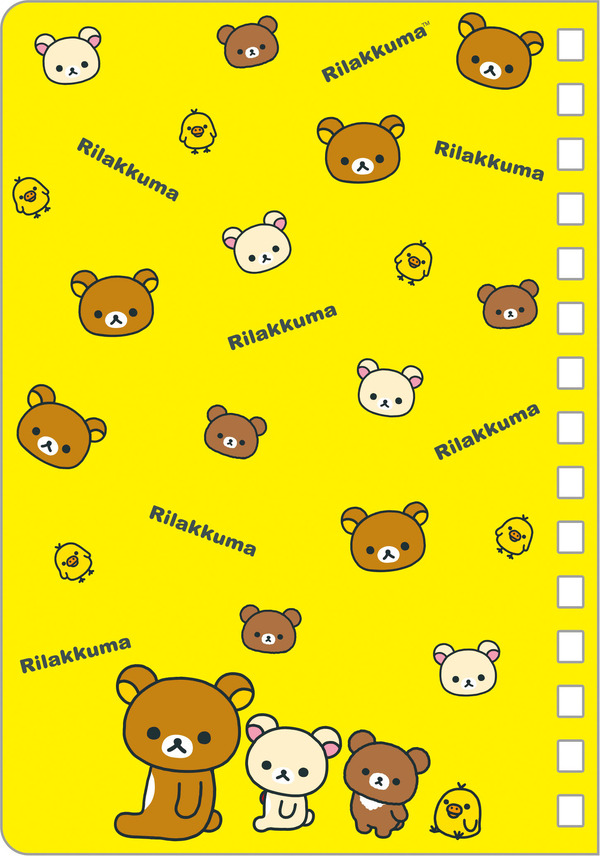 「シールノート リラックマ」（C）2025 SAN-X CO., LTD. ALL RIGHTS RESERVED.