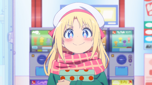 『ゲーセン少女と異文化交流』第1話「Boy Meets the Game Centre Girl」先行場面カット（C）安原宏和／KADOKAWA／ゲーセン少女と異文化交流会