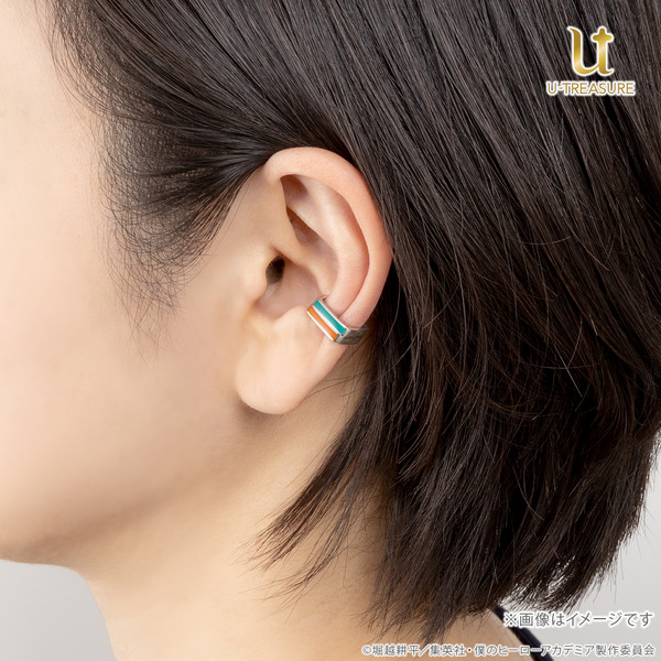 TVアニメ『僕のヒーローアカデミア』スクエアイヤーカフ重ね着け着用イメージ