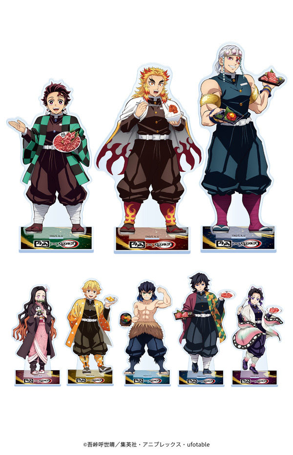 13種のアクリルスタンド