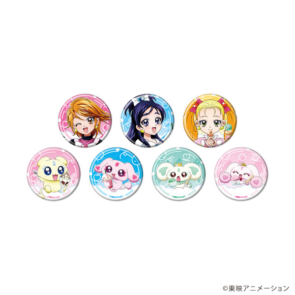 「GiGOコラボカフェ　ふたりはプリキュア Max Heart」缶バッジ（C）東映アニメーション（C）GENDA GiGO Entertainment Inc. All rights reserved.
