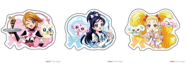 「GiGOコラボカフェ　ふたりはプリキュア Max Heart」ダイカットスマホステッカー（C）東映アニメーション（C）GENDA GiGO Entertainment Inc. All rights reserved.