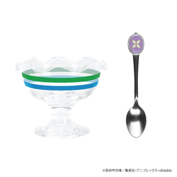 鬼滅の刃　デザートグラス＆スプーンセット（胡蝶しのぶVer.）