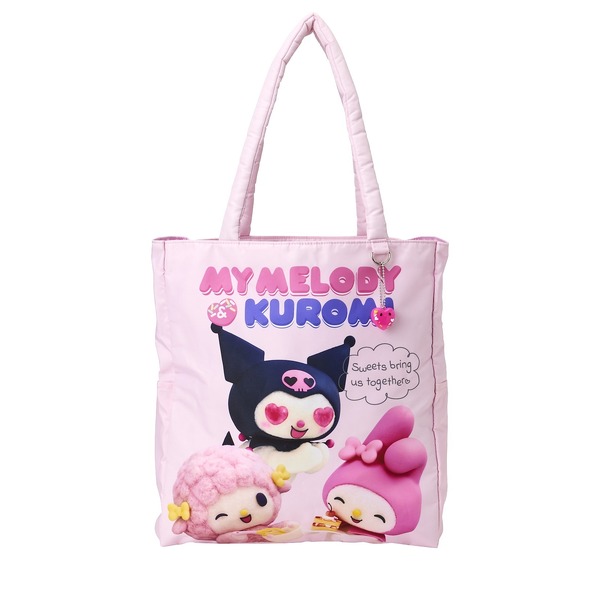 「Netflixオリジナルアニメ My Melody ＆ Kuromiデザインシリーズ」トートバッグ（C）Netflix. Used with permission.（C）2025 SANRIO CO.,LTD.
