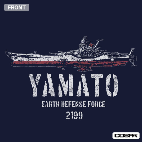 宇宙戦艦ヤマトTシャツ_NAVY