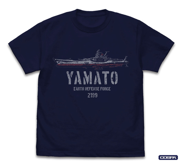 宇宙戦艦ヤマトTシャツ_NAVY