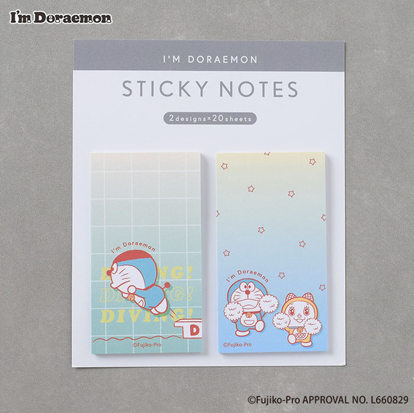 I'm Doraemon「付箋セット」（C）Fujiko-Pro APPROVAL No.L647435