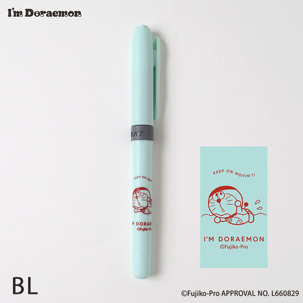 I'm Doraemon「BICマーカー」（C）Fujiko-Pro APPROVAL No.L647435