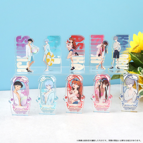 「EVA STORE オリジナル ヱヴァンゲリヲン新劇場版・アクリルブロックコレクション SUMMER FES2025」（C）カラー