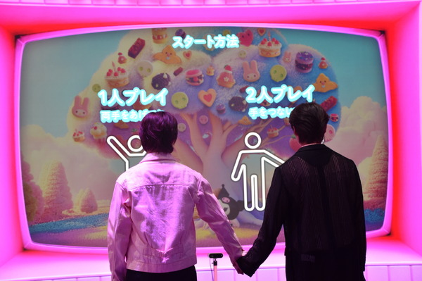 「MY MELODY KUROMI GAME PLAZA」に登壇した川西拓実＆河野純喜