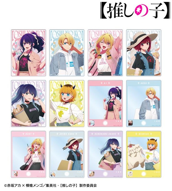 TVアニメ『【推しの子】』 描き下ろし ショッピングver. 「トレーディングアクリルカード」（C）赤坂アカ×横槍メンゴ／集英社・【推しの子】製作委員会